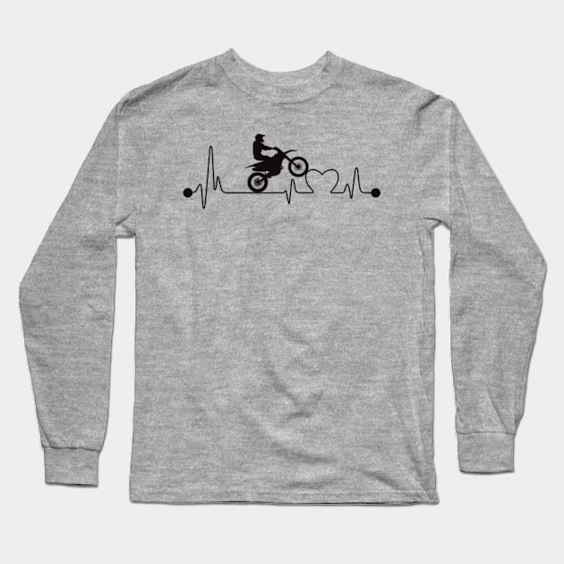 motocross Long Sleeve T-Shirt by Hashop